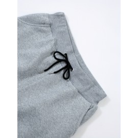 LOS ANGELES Print Sweatpants, Comfortable, Autumn/Winter Joggers