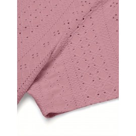 Men's Casual Button-Down Beach Shirt - Short Sleeve, Stretch Fabric, Summer Tropical Top with Turquoise Collar